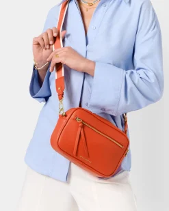 Katie Loxton Hallie Crossbody Bag Deep Orange