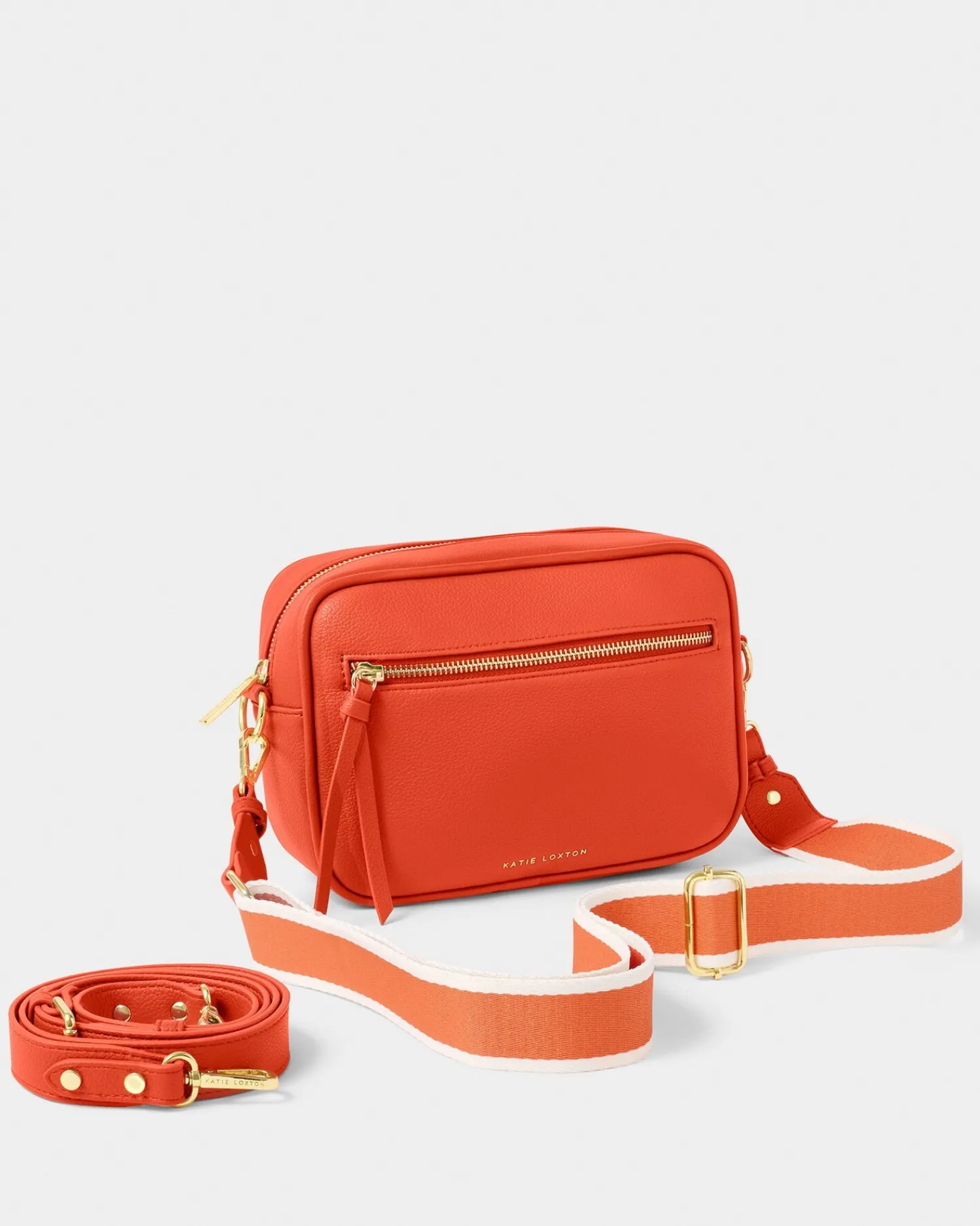 Katie Loxton Hallie Crossbody Bag Deep Orange