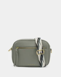 Katie Loxton Hallie Crossbody Bag Graphite Green Best