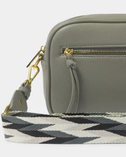Katie Loxton Hallie Crossbody Bag Graphite Green Best