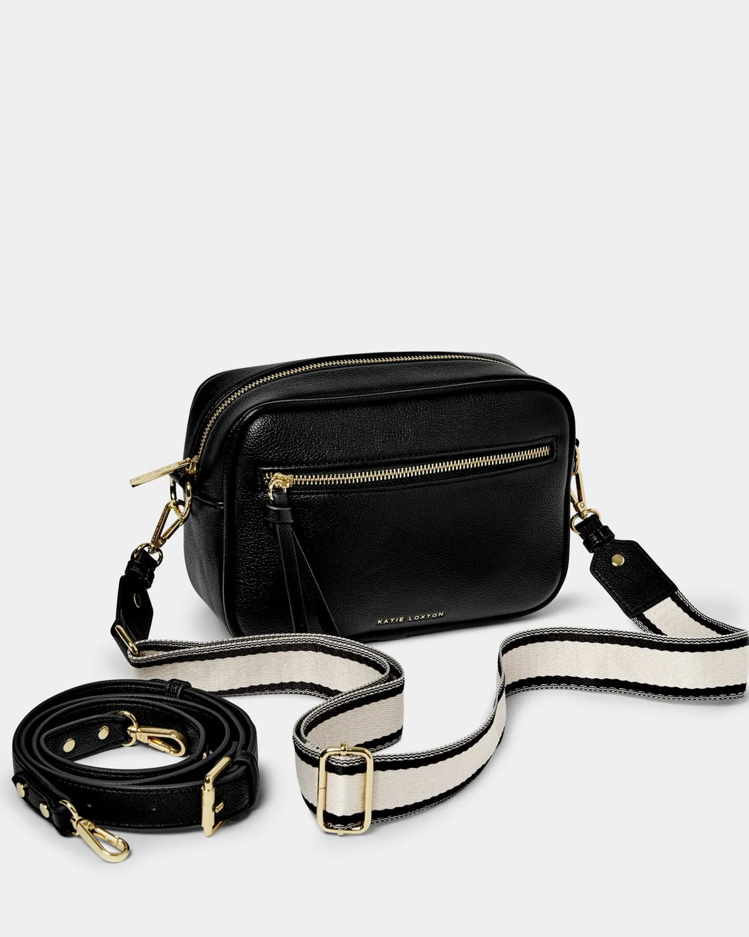 Katie Loxton Hallie Crossbody Bag Black Sale