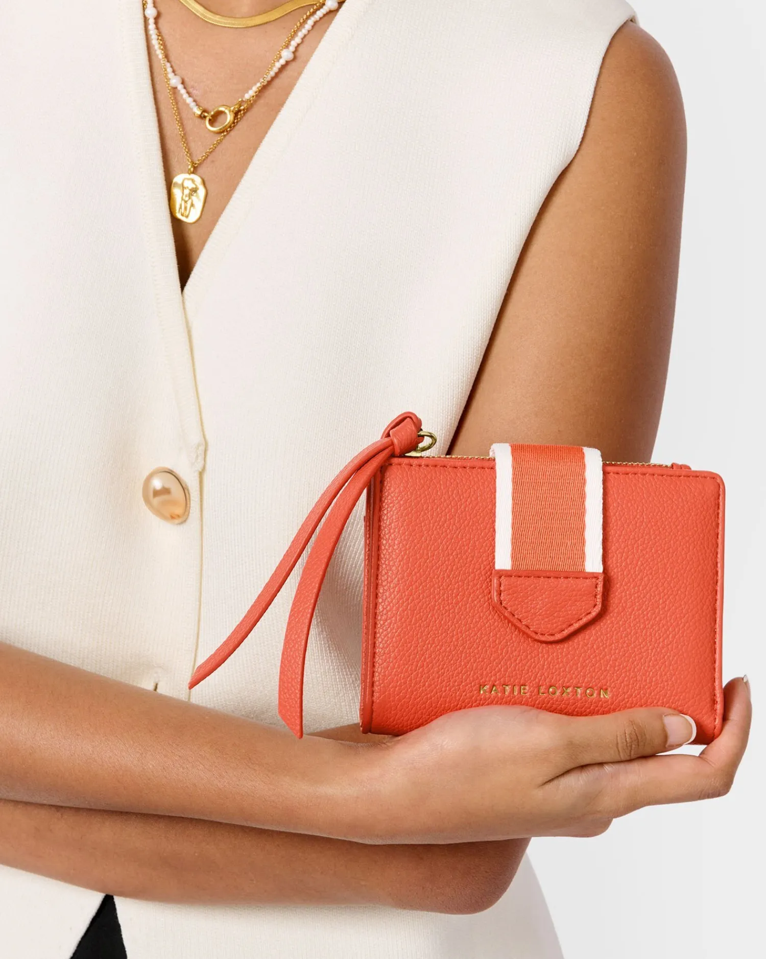 Katie Loxton Hallie Purse Deep Orange Online