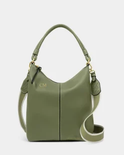 Katie Loxton Hallie Satchel Bag Khaki New
