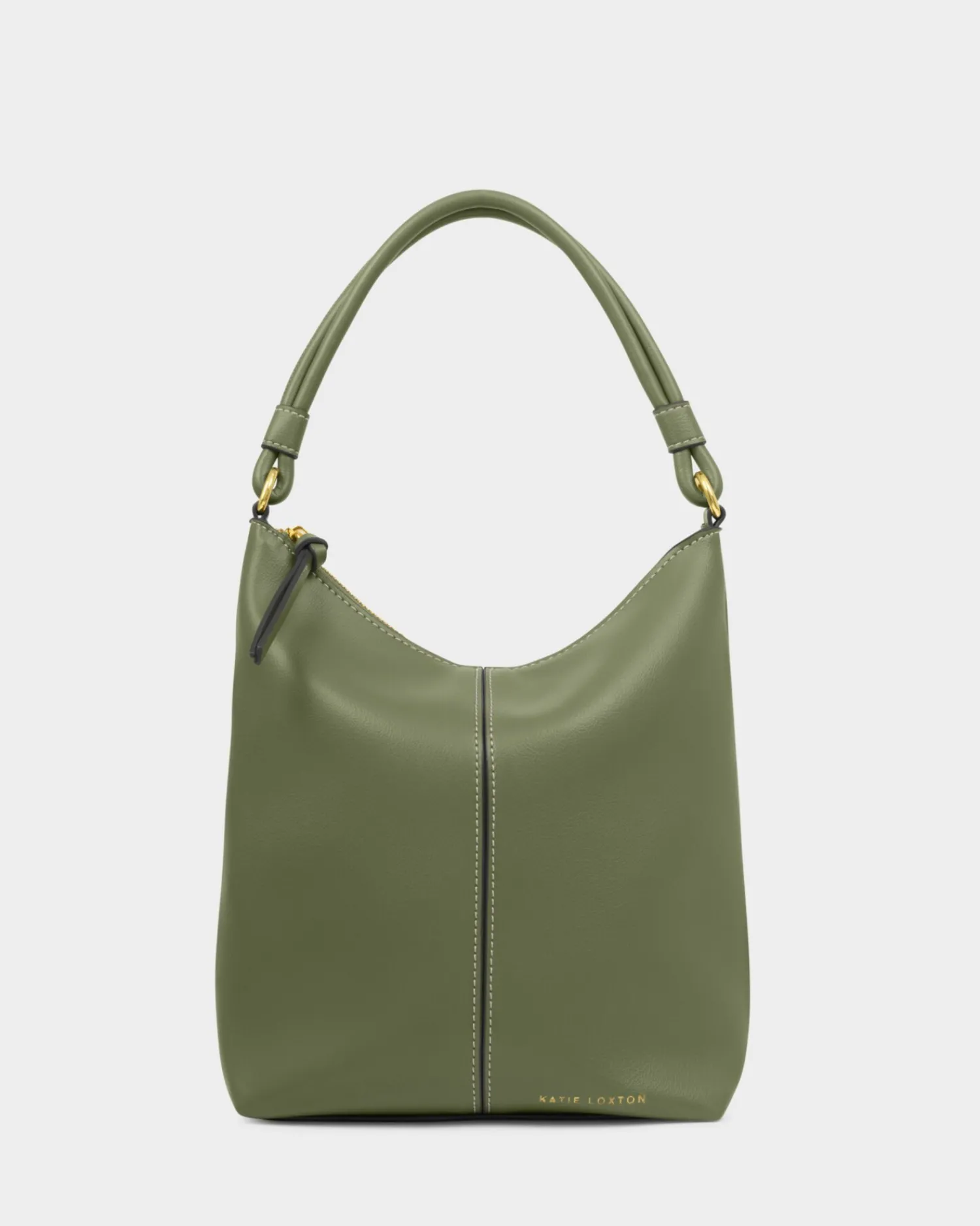 Katie Loxton Hallie Satchel Bag Khaki New