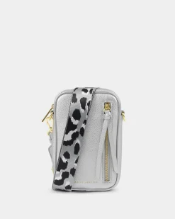 Katie Loxton Hallie Small Crossbody Bag Silver Sale