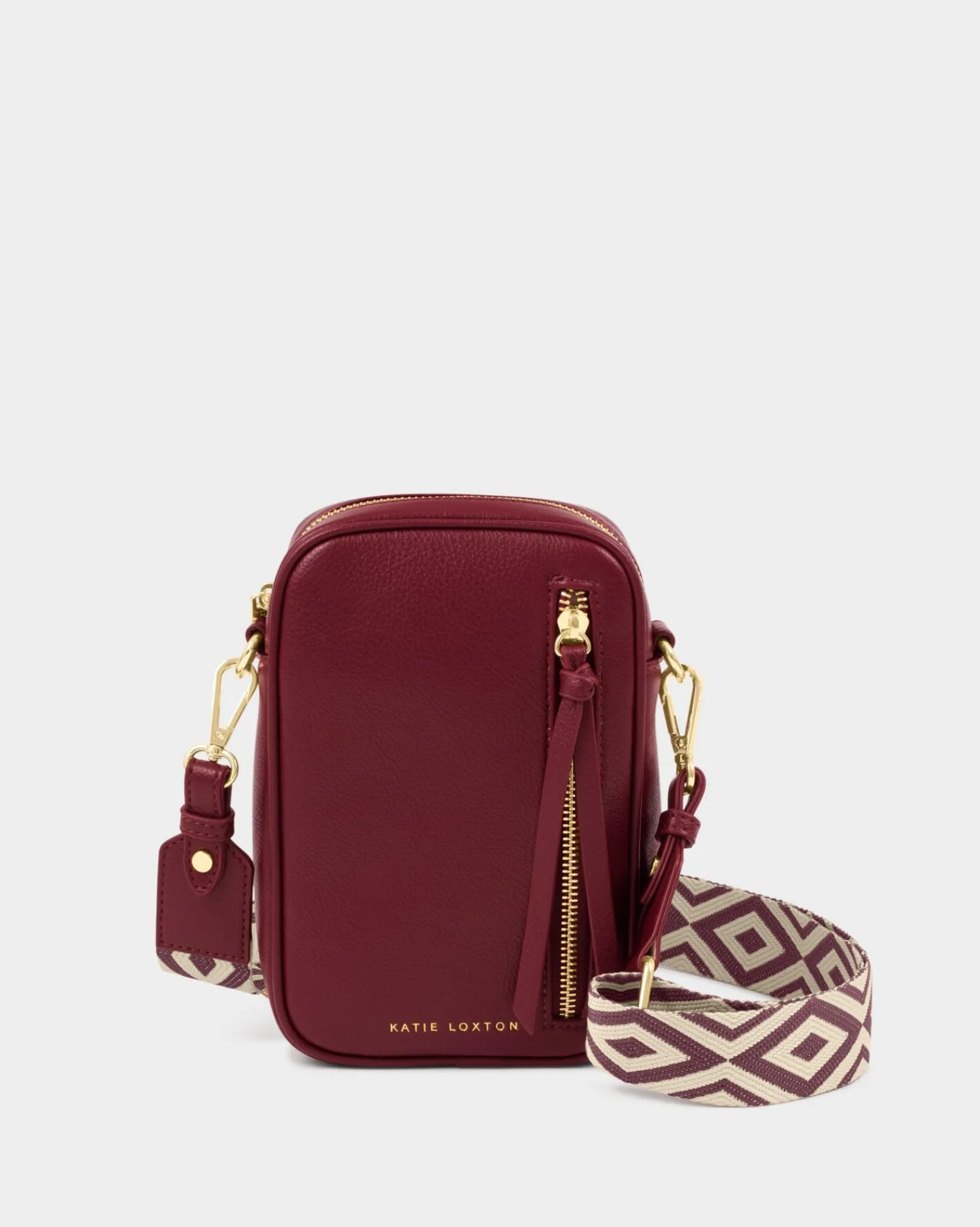 Katie Loxton Hallie Small Crossbody Bag Cherry Hot