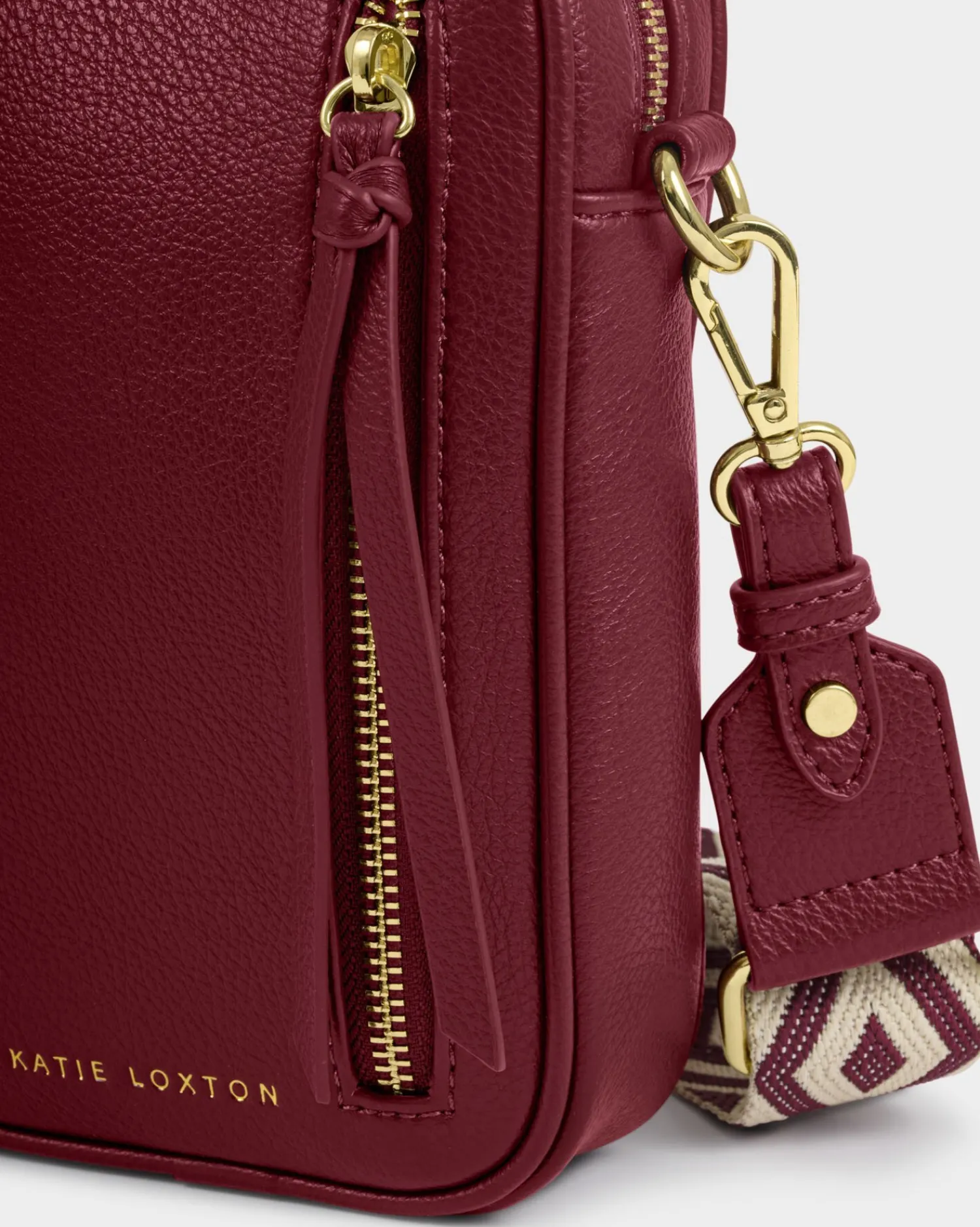 Katie Loxton Hallie Small Crossbody Bag Cherry Hot