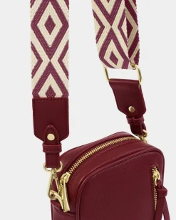 Katie Loxton Hallie Small Crossbody Bag Cherry Hot