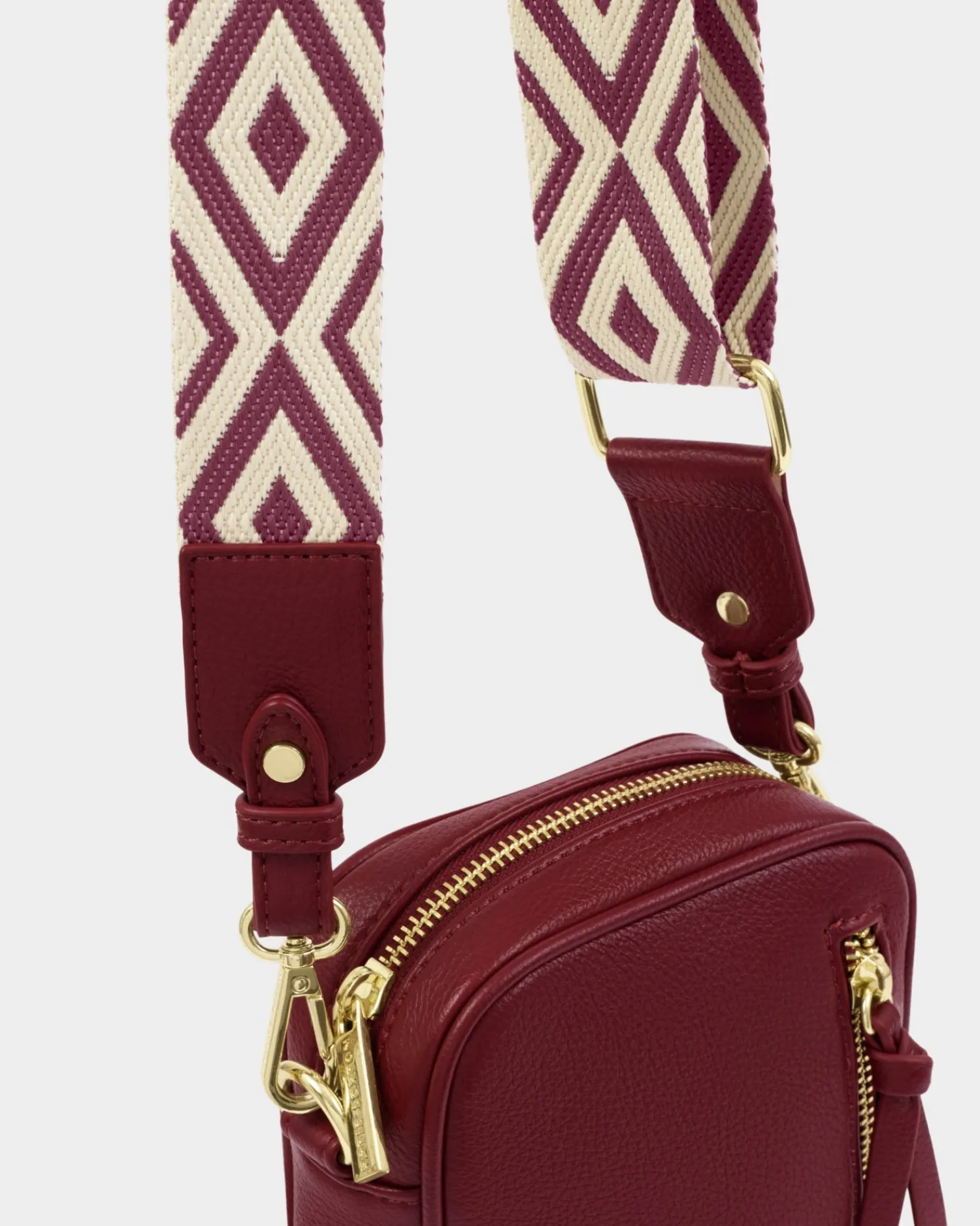 Katie Loxton Hallie Small Crossbody Bag Cherry Hot