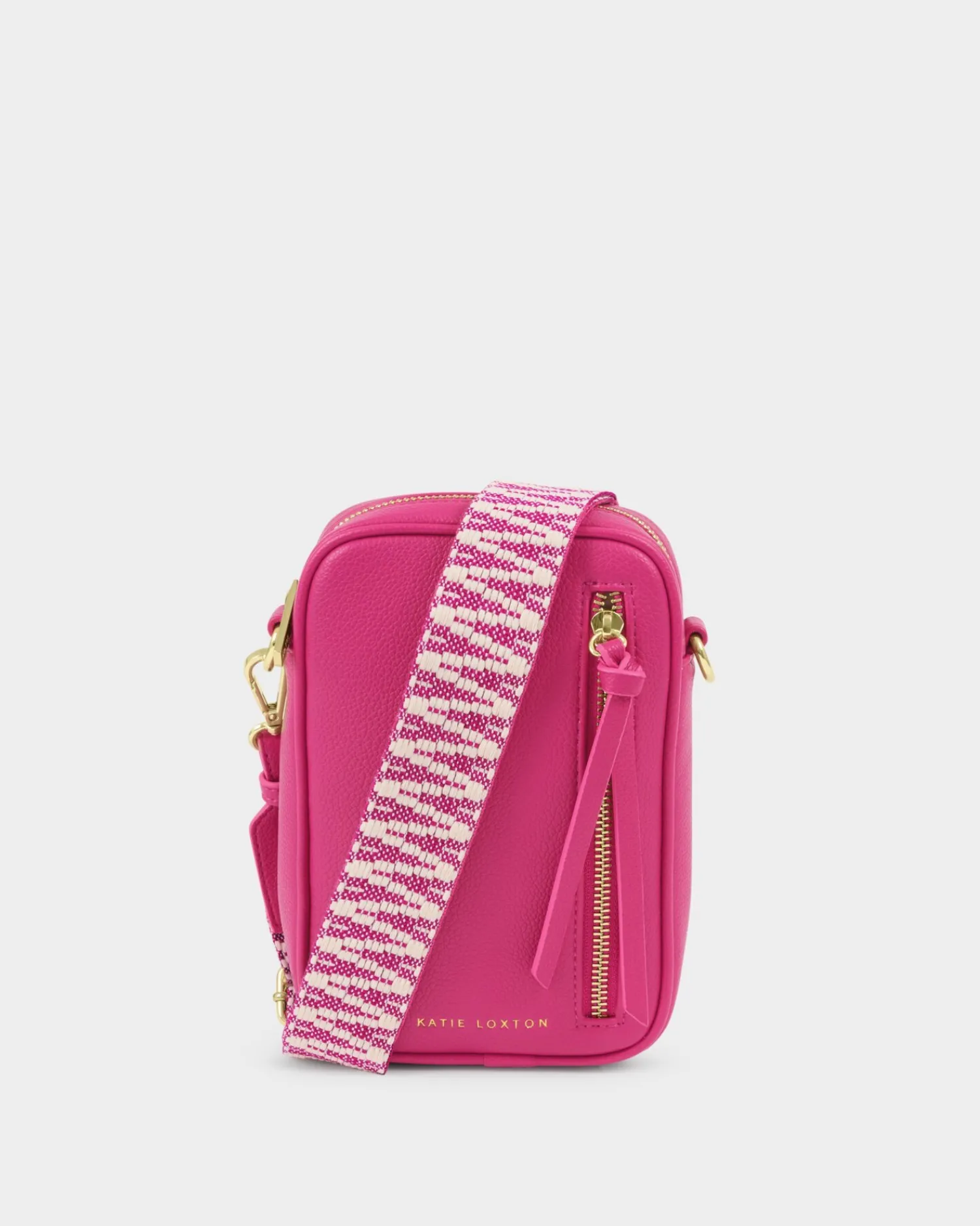 Katie Loxton Hallie Small Crossbody Bag Fuchsia Sale