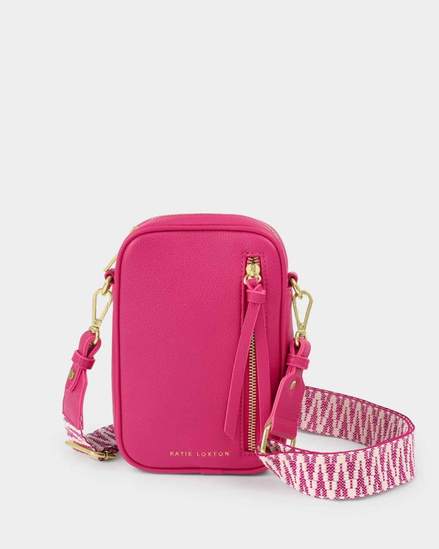 Katie Loxton Hallie Small Crossbody Bag Fuchsia Sale