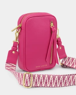 Katie Loxton Hallie Small Crossbody Bag Fuchsia Sale