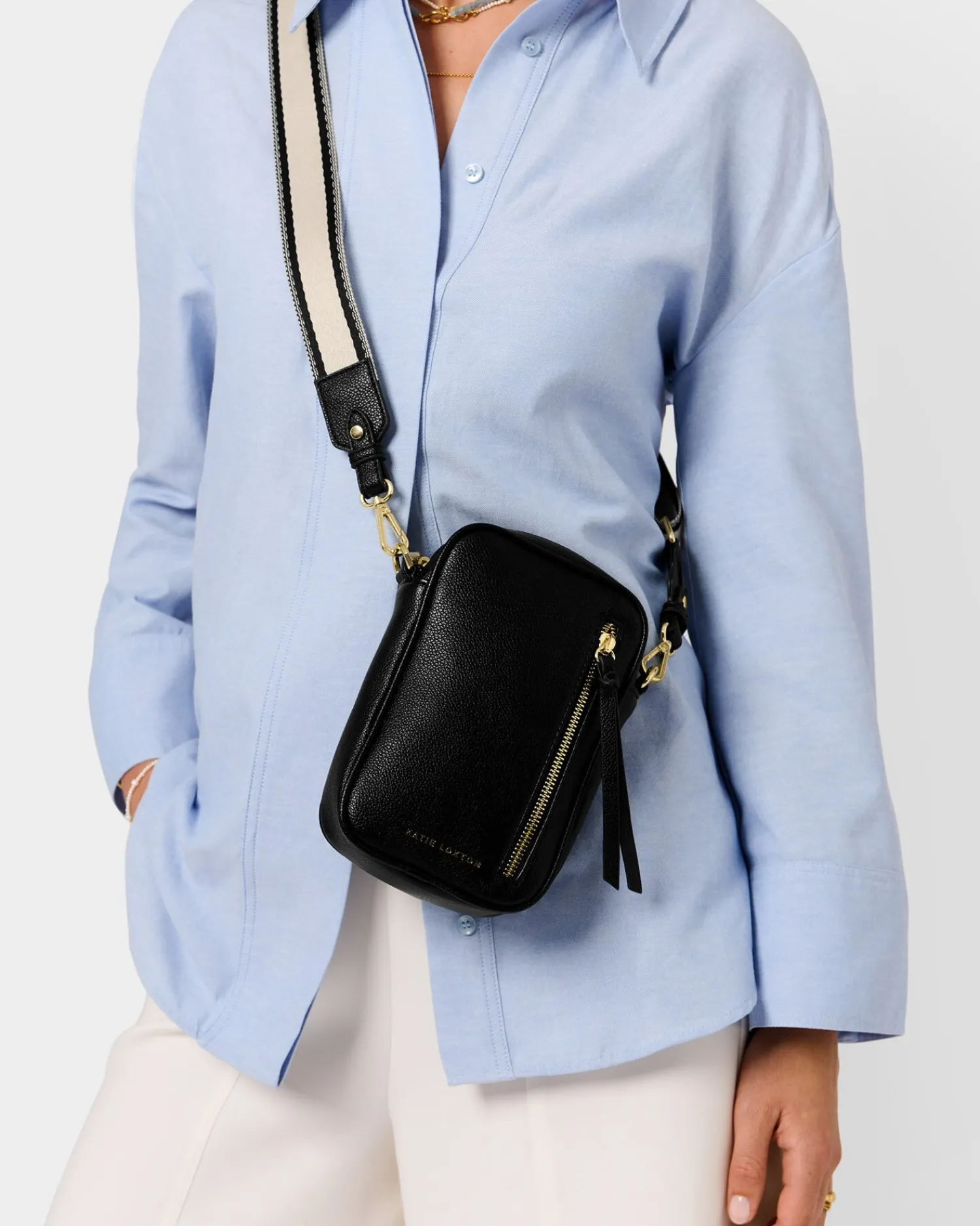 Katie Loxton Hallie Small Crossbody Bag Black Discount