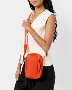 Katie Loxton Hallie Small Crossbody Bag Deep Orange Online