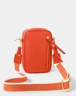 Katie Loxton Hallie Small Crossbody Bag Deep Orange Online