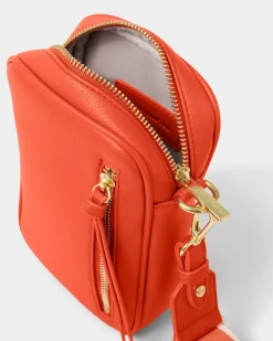 Katie Loxton Hallie Small Crossbody Bag Deep Orange Online