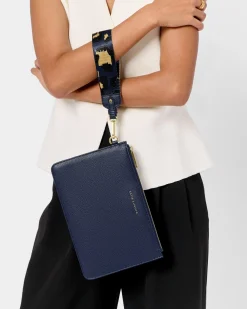 Katie Loxton Hallie Wristlet Pouch Midnight Blue