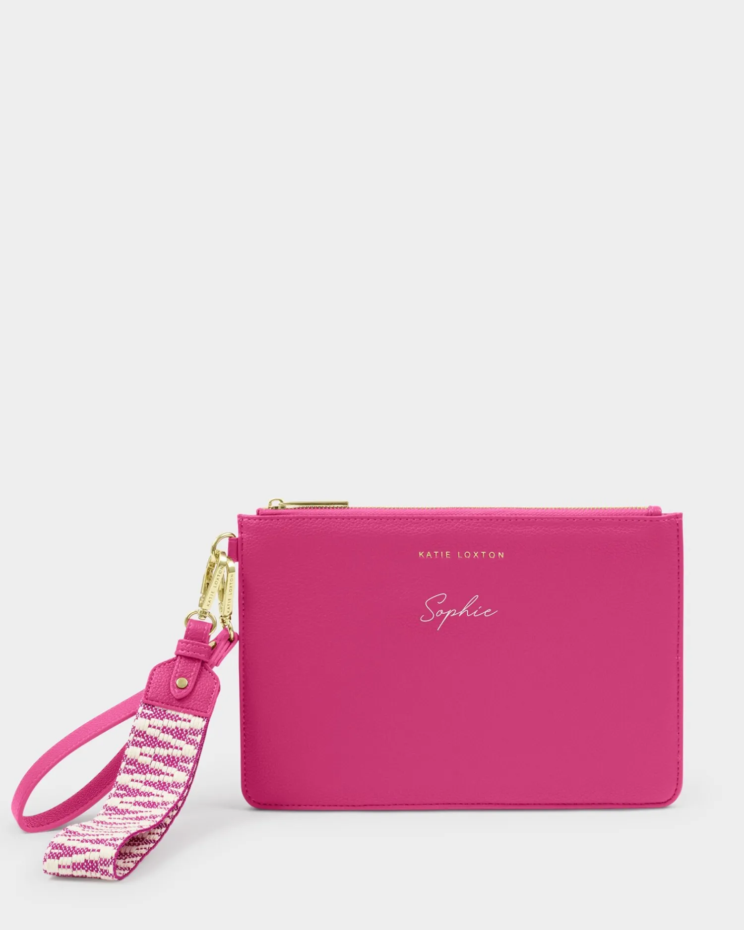 Katie Loxton Hallie Wristlet Pouch Fuchsia Online