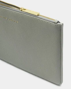 Katie Loxton Hallie Wristlet Pouch Graphite Green