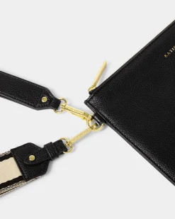 Katie Loxton Hallie Wristlet Pouch Black Hot