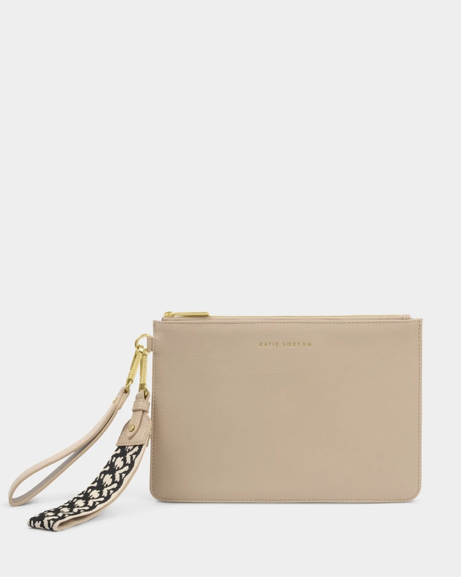 Katie Loxton Hallie Wristlet Pouch Light Taupe Best
