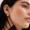 Katie Loxton Hanna Waterproof Gold Huggie Hoop Earrings