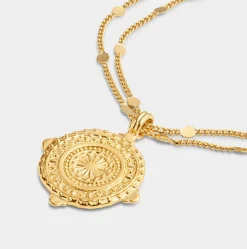 Katie Loxton Happiness' Waterproof Gold Antique Coin Bracelet Sale