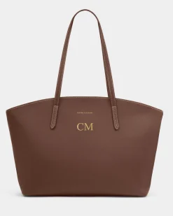 Katie Loxton Harlyn Work Tote Bag Chocolate Sale
