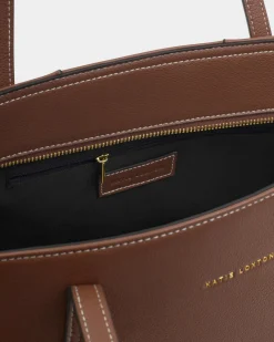 Katie Loxton Harlyn Work Tote Bag Chocolate Sale