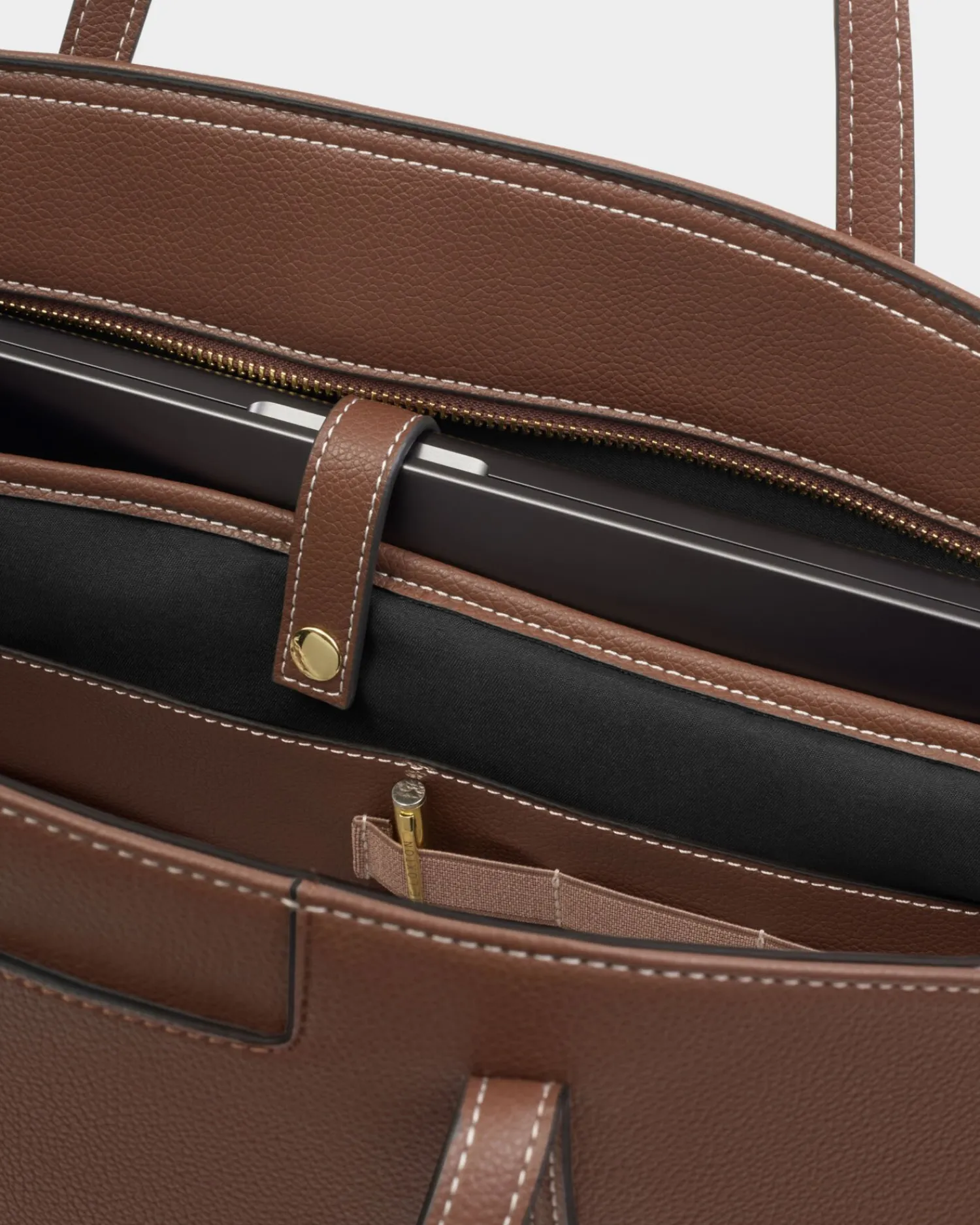 Katie Loxton Harlyn Work Tote Bag Chocolate Sale