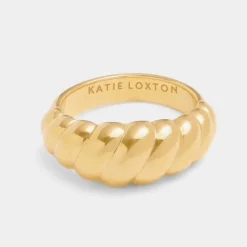Katie Loxton Harper Twist Ring in Gold Sale