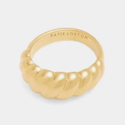 Katie Loxton Harper Twist Ring in Gold Sale