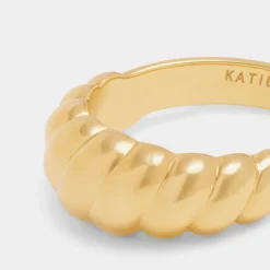 Katie Loxton Harper Twist Ring in Gold Sale