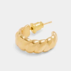 Katie Loxton Harper Waterproof Gold Twist Hoop Earrings Best