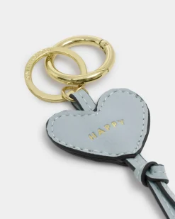 Katie Loxton Heart Bag Charm Keyring Happy Best