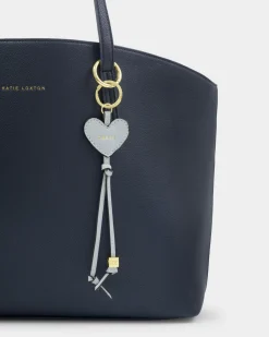 Katie Loxton Heart Bag Charm Keyring Happy Best