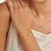 Katie Loxton Heart Of Gold Waterproof Charm Bracelet New