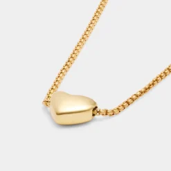 Katie Loxton Heart Of Gold Waterproof Charm Necklace Outlet