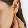 Katie Loxton Hera Waterproof Gold Hoop Earrings Best