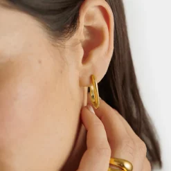 Katie Loxton Hera Waterproof Gold Hoop Earrings Best