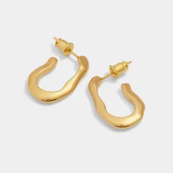 Katie Loxton Hera Waterproof Gold Hoop Earrings Best