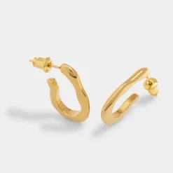 Katie Loxton Hera Waterproof Gold Hoop Earrings Best