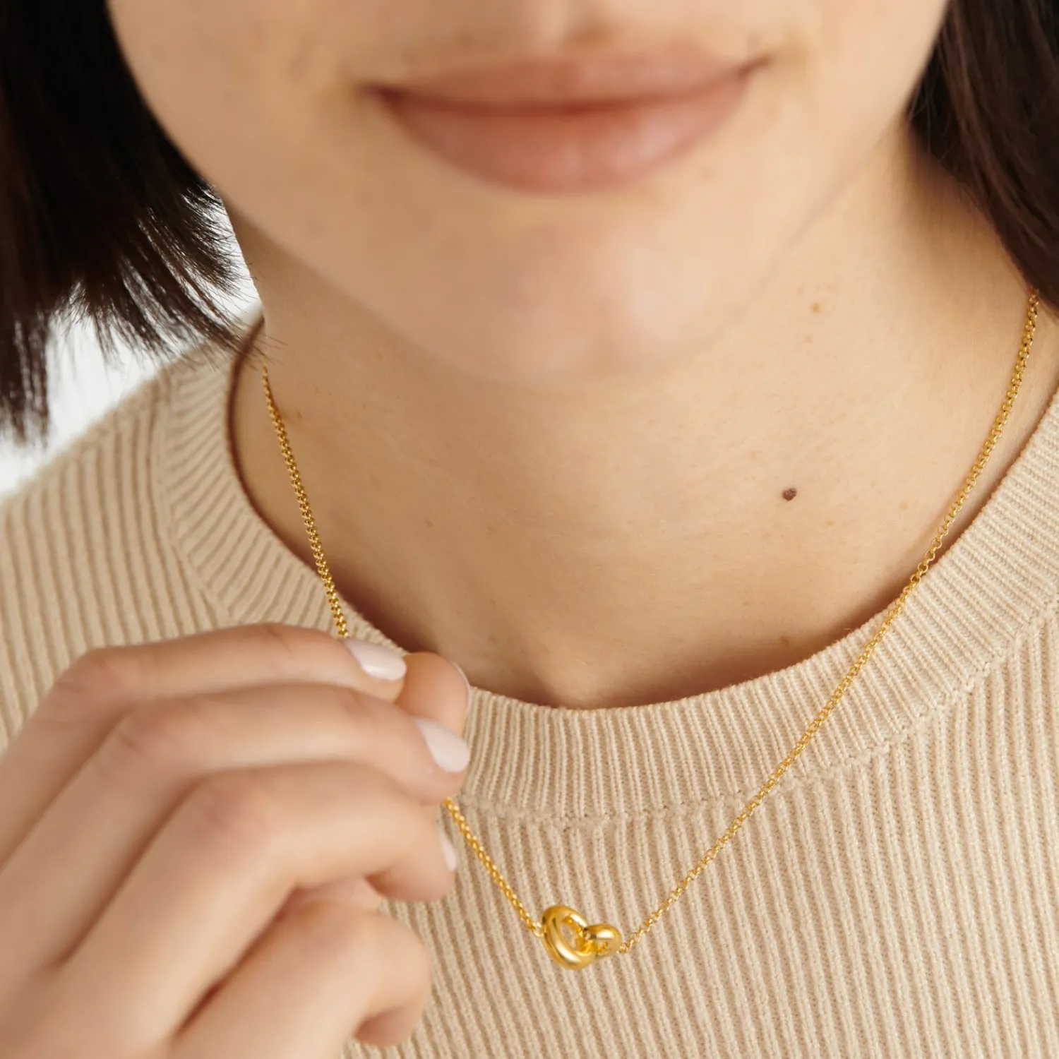 Katie Loxton Infinity' Waterproof Gold Sentiment Necklace