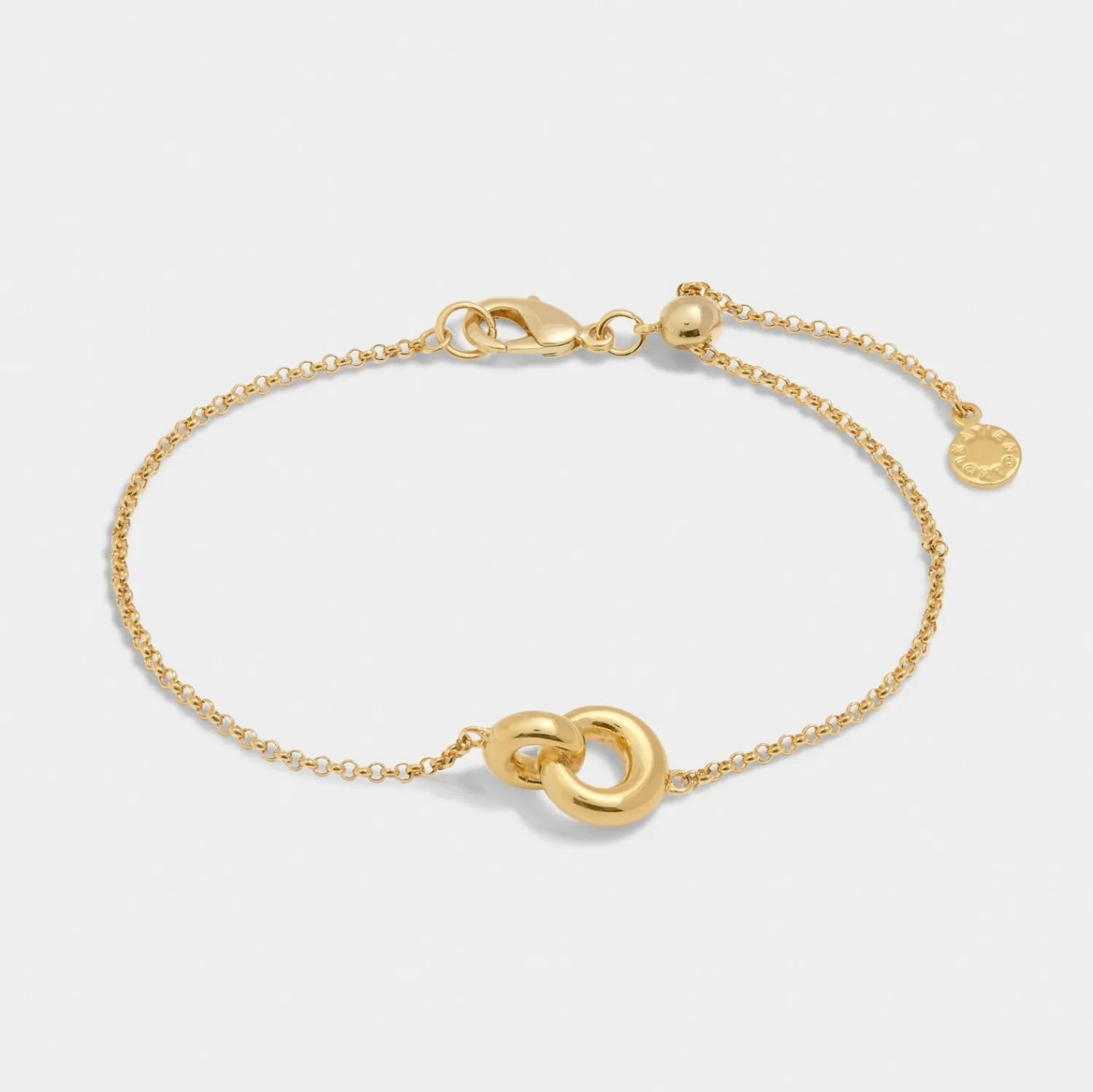Katie Loxton Infinity' Waterproof Gold Sentiment Bracelet Hot