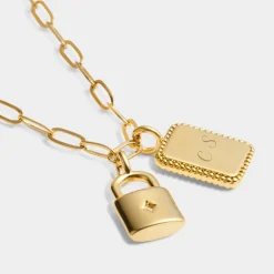 Katie Loxton ' Waterproof Gold Charm Bracelet Inner Strength Clearance