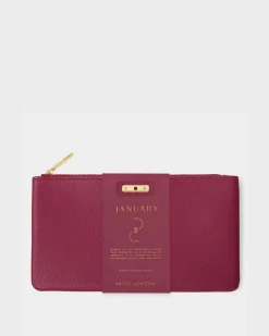 Katie Loxton ' Birthstone Pouch January Clearance