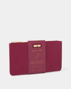 Katie Loxton ' Birthstone Pouch January Clearance