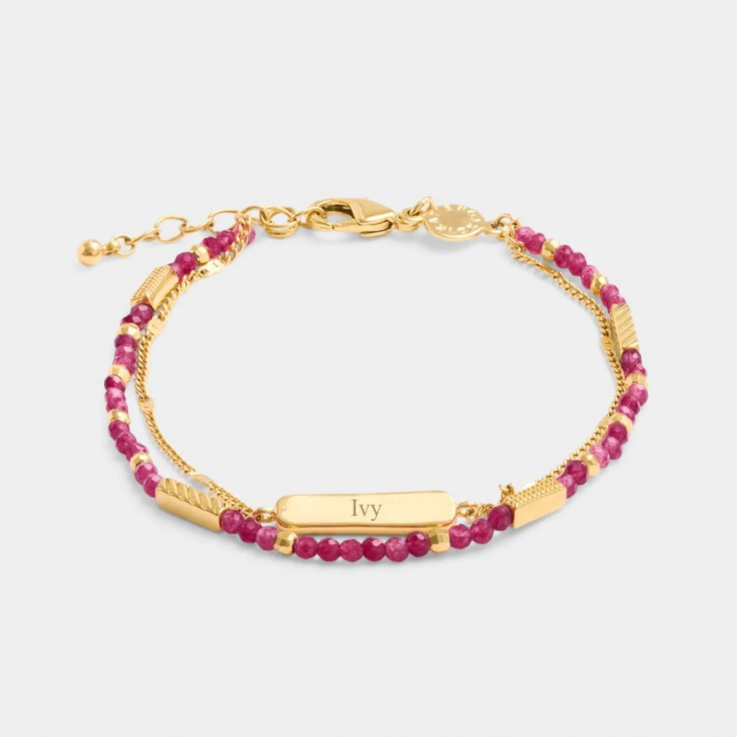 Katie Loxton ' Waterproof Gold Birthstone Bracelet January Outlet