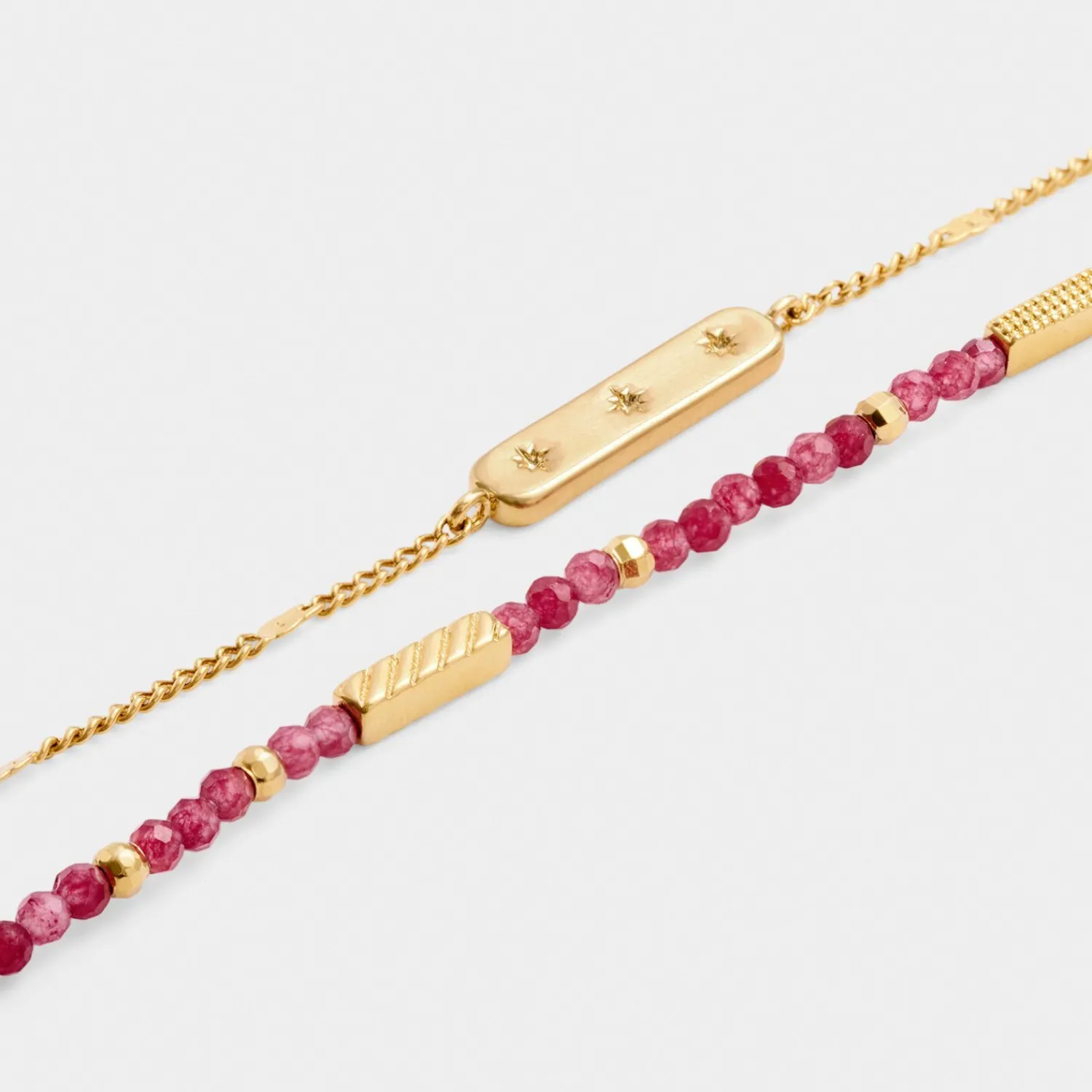 Katie Loxton ' Waterproof Gold Birthstone Bracelet January Outlet