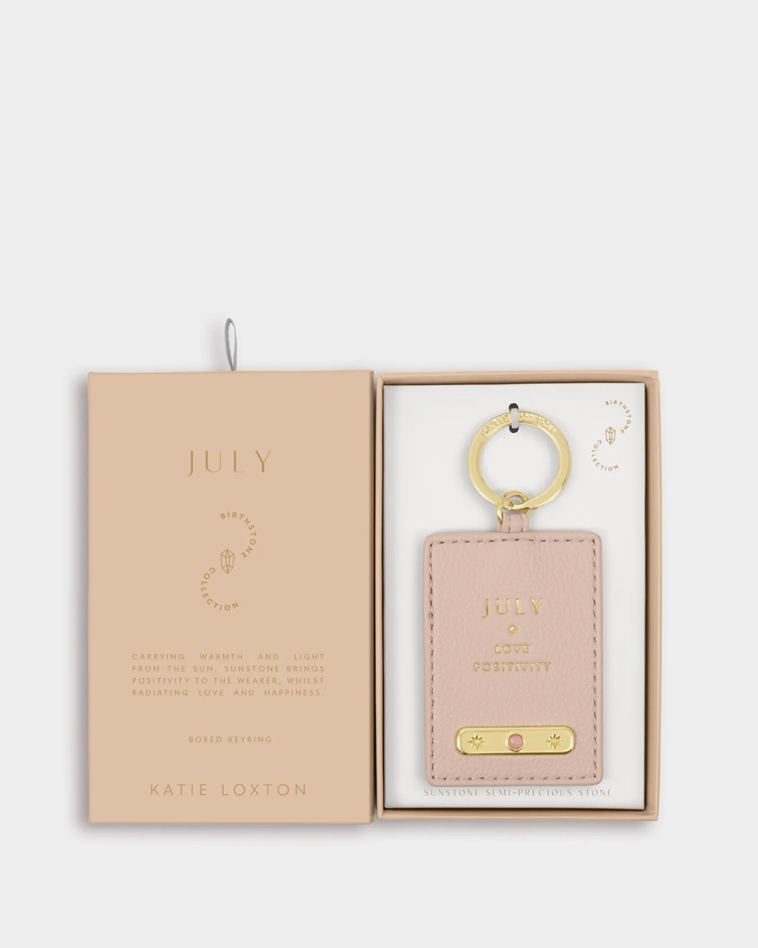 Katie Loxton ' Birthstone Keyring July Discount